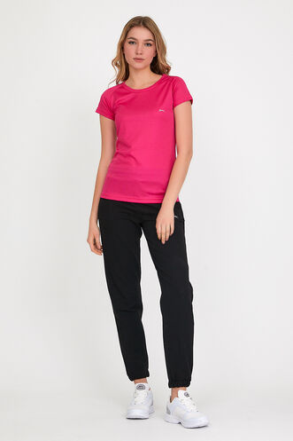 Slazenger RELAX Women's Short Sleeve T-Shirt Fuchsia - Thumbnail