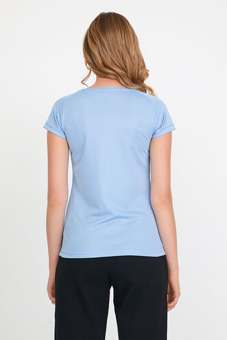Slazenger RELAX Women's Short Sleeve T-Shirt Light Blue - Thumbnail