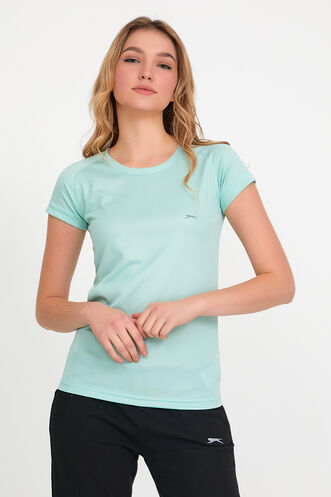 Slazenger RELAX Women's Short Sleeve T-Shirt Mint - Thumbnail