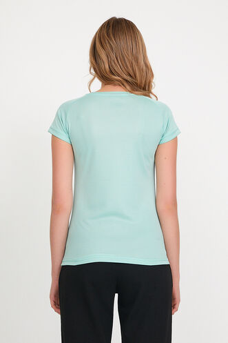 Slazenger RELAX Women's Short Sleeve T-Shirt Mint - Thumbnail