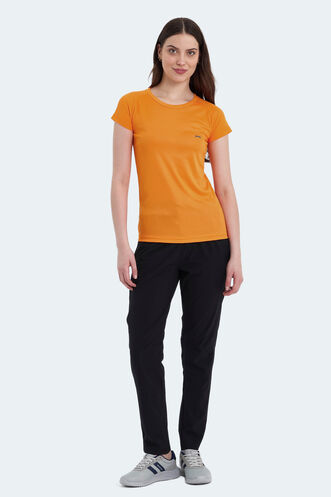Slazenger RELAX Women's Short Sleeve T-Shirt Orange - Thumbnail