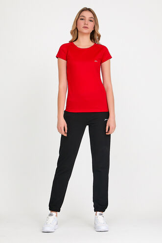 Slazenger RELAX Women's Short Sleeve T-Shirt Red - Thumbnail