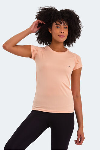 Slazenger RELAX Women's Short Sleeve T-Shirt Salmon - Thumbnail