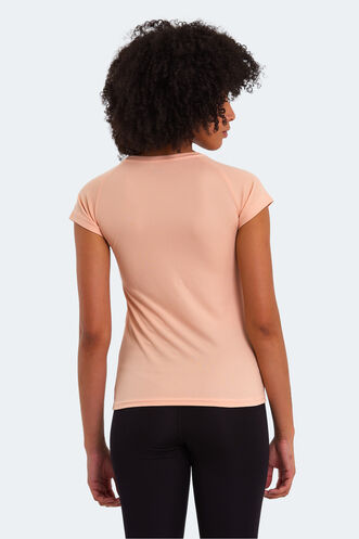 Slazenger RELAX Women's Short Sleeve T-Shirt Salmon - Thumbnail