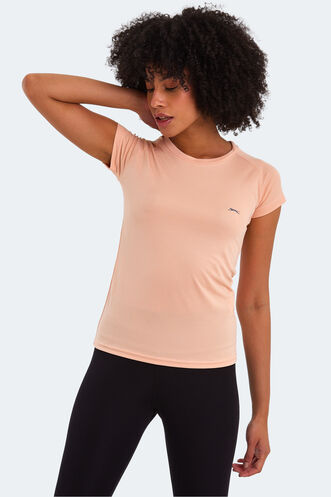 Slazenger RELAX Women's Short Sleeve T-Shirt Salmon - Thumbnail
