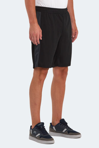 Slazenger REMAIN Men's Shorts Black - Dark Grey - Thumbnail