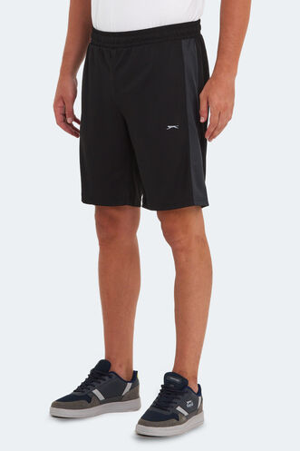 Slazenger REMAIN Men's Shorts Black - Dark Grey - Thumbnail