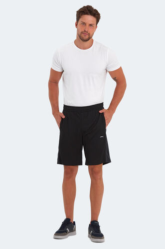 Slazenger REMAIN Men's Shorts Black - Dark Grey - Thumbnail