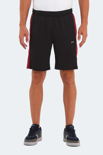 Slazenger REMAIN Men's Shorts Black - Red - Thumbnail