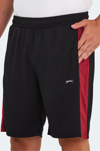 Slazenger REMAIN Men's Shorts Black - Red - Thumbnail