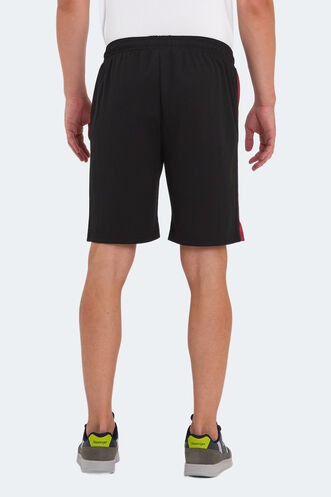 Slazenger REMAIN Men's Shorts Black - Red - Thumbnail