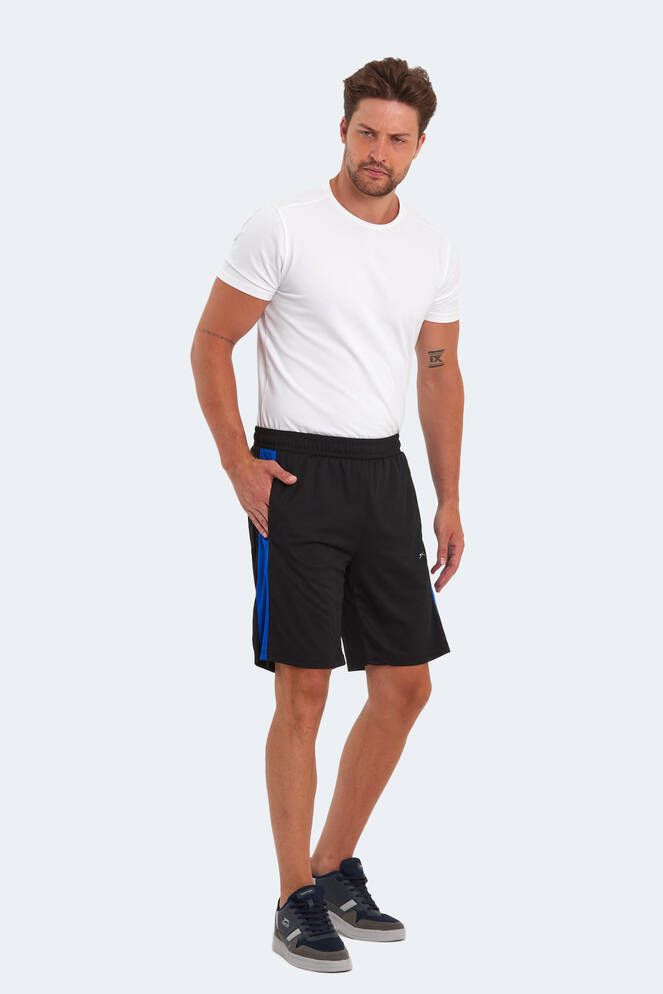Slazenger REMAIN Men's Shorts Black - Sax Blue