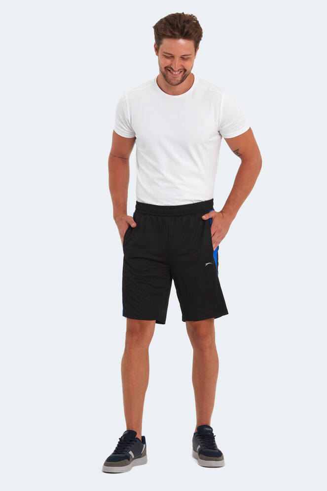 Slazenger REMAIN Men's Shorts Black - Sax Blue