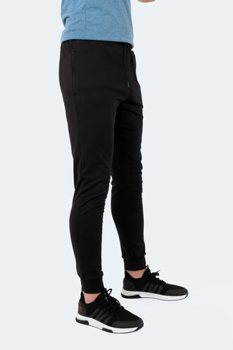 Slazenger REMO Men's Tracksuit Bottoms Black - Thumbnail