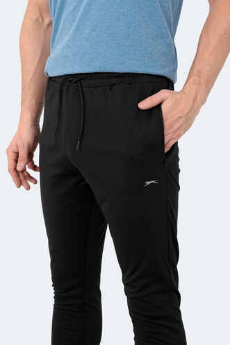 Slazenger REMO Men's Tracksuit Bottoms Black - Thumbnail
