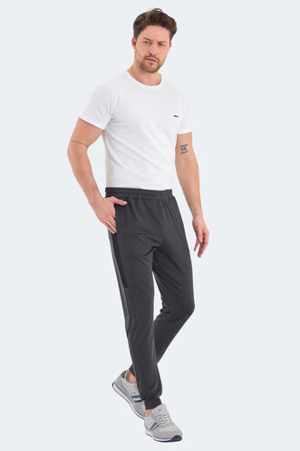 Slazenger RENE Men's Sweatpants Dark Gray - Thumbnail