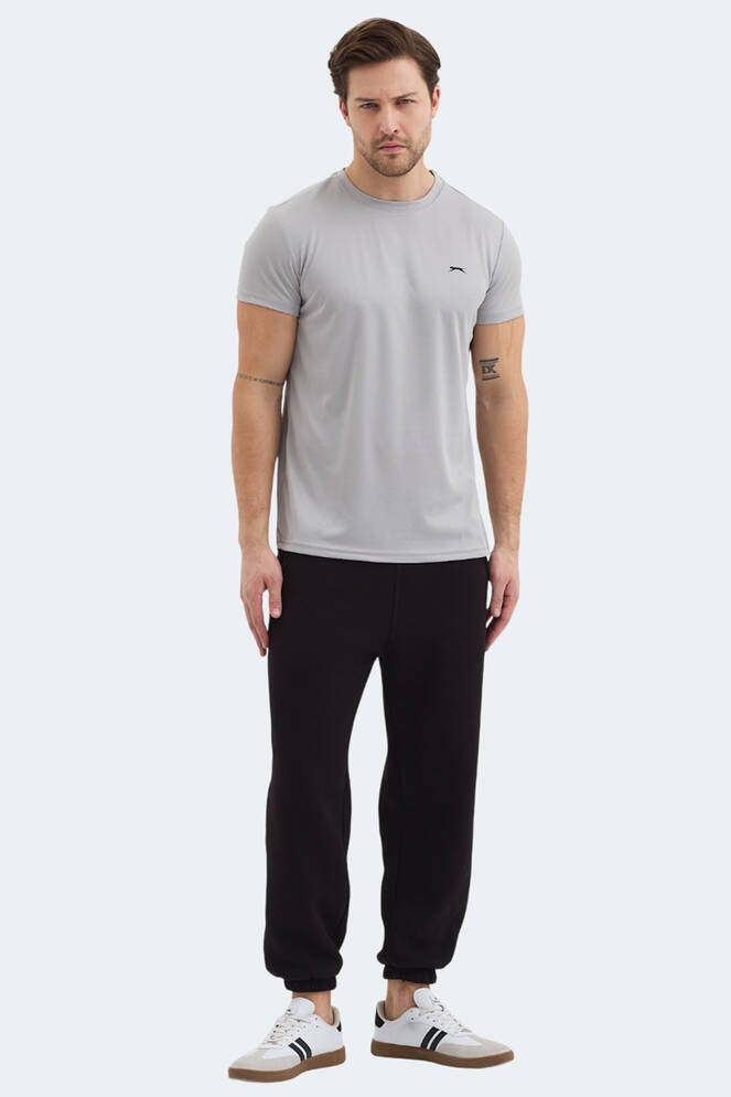 Slazenger REPUBLIC Erkek Kısa Kollu T-Shirt Açık Gri