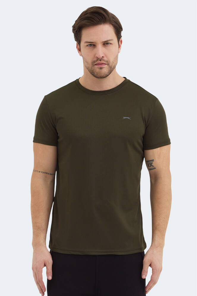 Slazenger REPUBLIC Erkek Kısa Kollu T-Shirt Haki