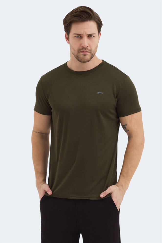 Slazenger REPUBLIC Erkek Kısa Kollu T-Shirt Haki