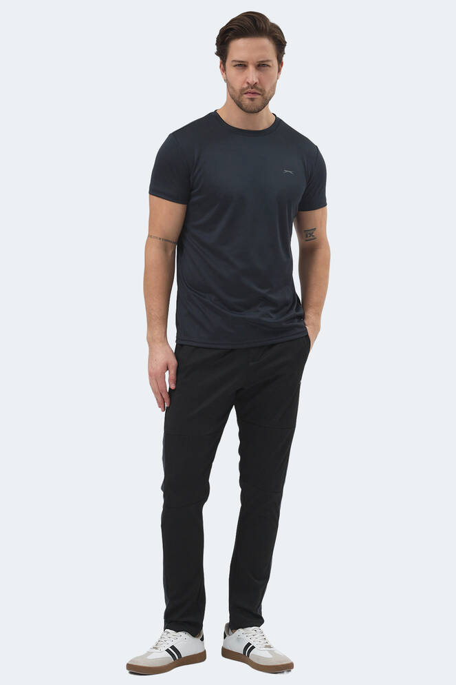 Slazenger REPUBLIC Erkek Kısa Kollu T-Shirt Koyu Gri