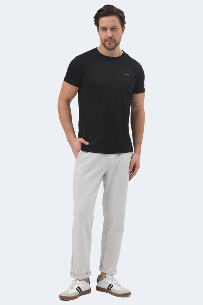 Slazenger REPUBLIC Erkek Kısa Kollu T-Shirt Siyah