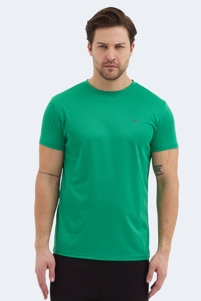 Slazenger REPUBLIC Erkek Kısa Kollu T-Shirt Yeşil