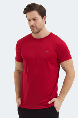 Slazenger REPUBLIC Erkek Kısa Kollu T-Shirt Kırmızı - Thumbnail