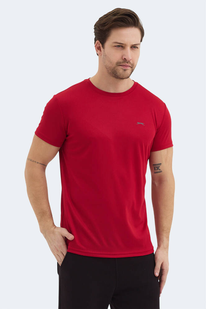 Slazenger REPUBLIC Erkek Kısa Kollu T-Shirt Kırmızı