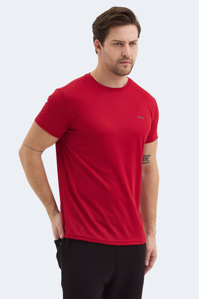 Slazenger REPUBLIC Erkek Kısa Kollu T-Shirt Kırmızı