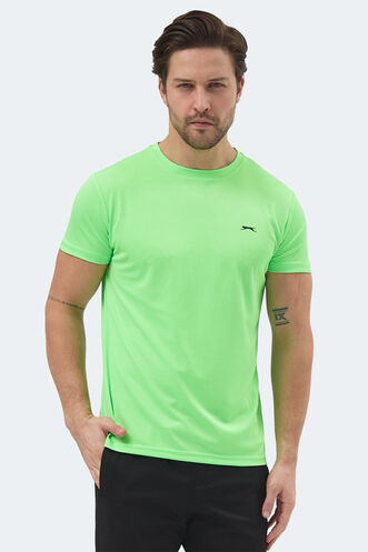 Slazenger - Slazenger REPUBLIC Erkek Kısa Kollu T-Shirt Neon Yeşil