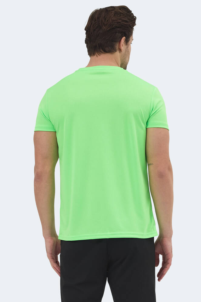 Slazenger REPUBLIC Erkek Kısa Kollu T-Shirt Neon Yeşil