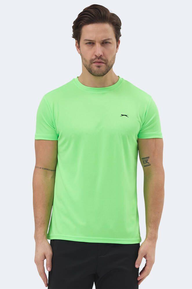 Slazenger REPUBLIC Erkek Kısa Kollu T-Shirt Neon Yeşil