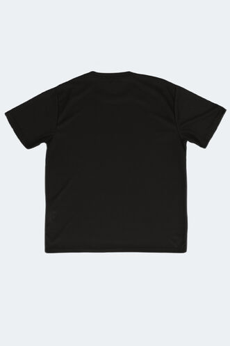 Slazenger REPUBLIC Büyük Beden Erkek Kısa Kollu T-Shirt Siyah - Thumbnail