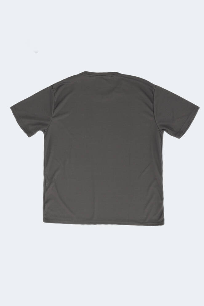 Slazenger REPUBLIC Big Size Men's Short Sleeve T-Shirt Dark Grey