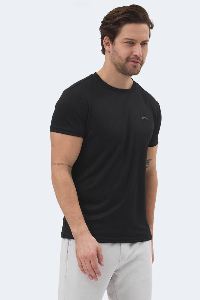 Slazenger REPUBLIC Men's Short Sleeve T-Shirt Black