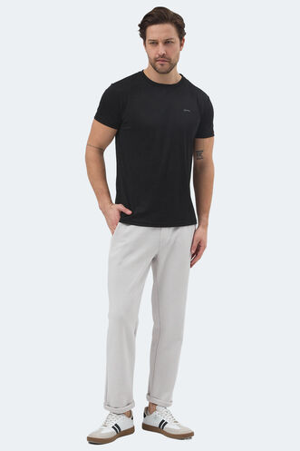 Slazenger REPUBLIC Men's Short Sleeve T-Shirt Black - Thumbnail