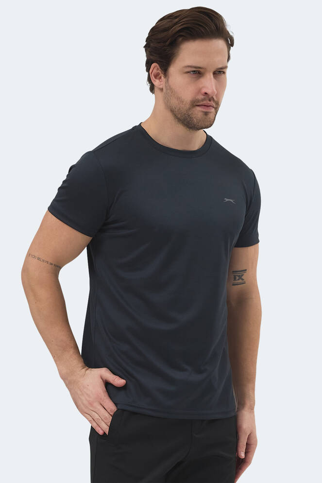 Slazenger REPUBLIC Men's Short Sleeve T-Shirt Dark Grey