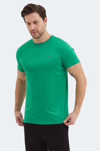 Slazenger REPUBLIC Men's Short Sleeve T-Shirt Green - Thumbnail