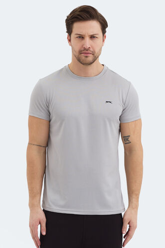 Slazenger - Slazenger REPUBLIC Men's Short Sleeve T-Shirt Light Grey