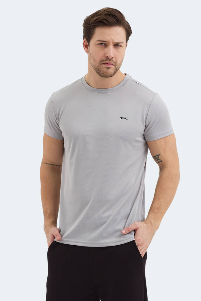 Slazenger REPUBLIC Men's Short Sleeve T-Shirt Light Grey