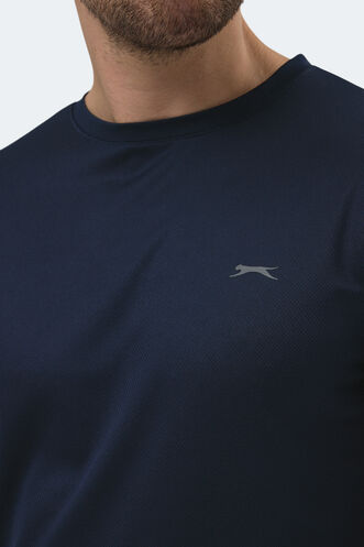 Slazenger REPUBLIC Men's Short Sleeve T-Shirt Navy - Thumbnail