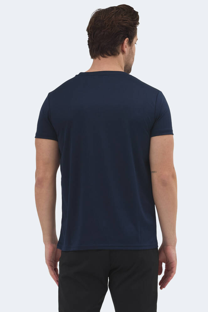 Slazenger REPUBLIC Men's Short Sleeve T-Shirt Navy