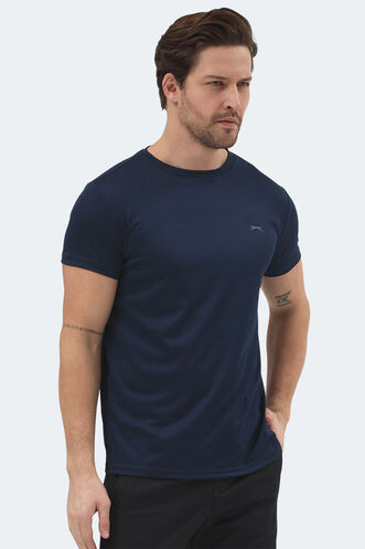 Slazenger REPUBLIC Men's Short Sleeve T-Shirt Navy - Thumbnail
