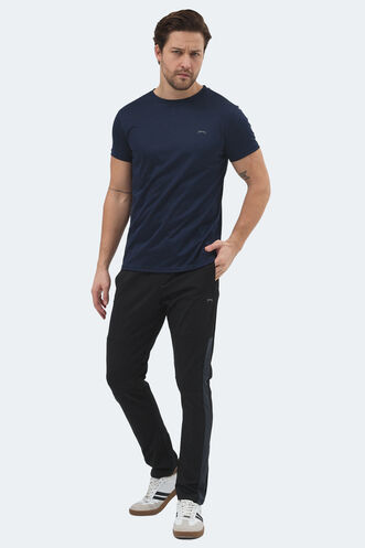 Slazenger REPUBLIC Men's Short Sleeve T-Shirt Navy - Thumbnail