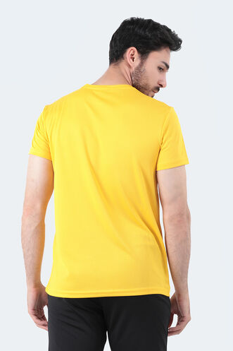 Slazenger REPUBLIC Men's Short Sleeve T-Shirt Yellow - Thumbnail