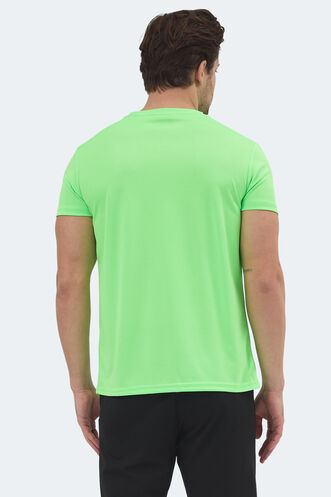 Slazenger REPUBLIC Men's Short Sleeve T-Shirt Neon Green - Thumbnail
