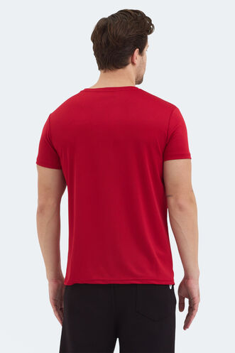 Slazenger REPUBLIC Men's Short Sleeve T-Shirt Red - Thumbnail