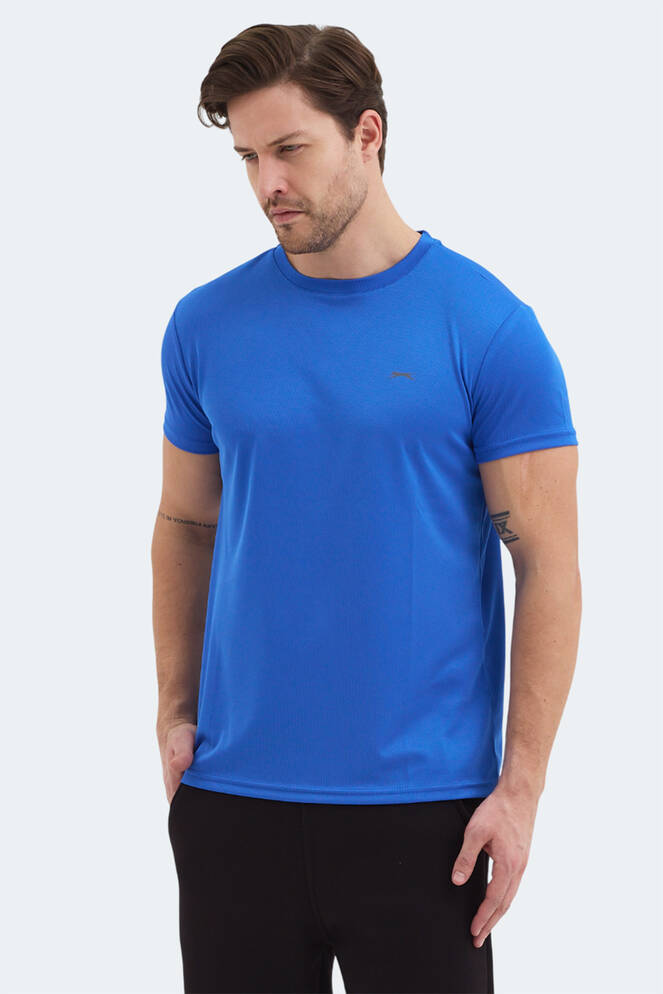 Slazenger REPUBLIC Men's Short Sleeve T-Shirt Sax Blue