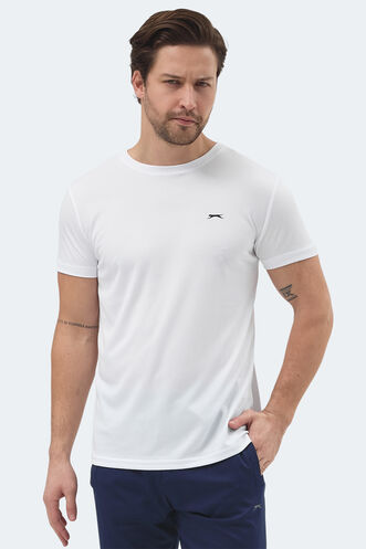 Slazenger REPUBLIC Men's Short Sleeve T-Shirt White - Thumbnail