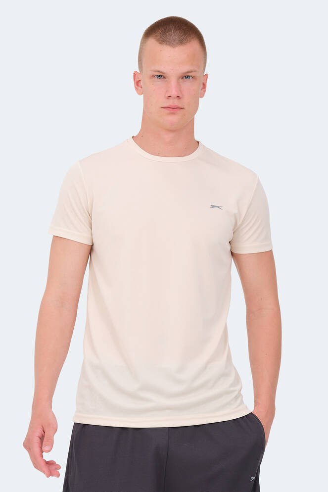 Slazenger REPUBLIC MTR Erkek Bej Tişört